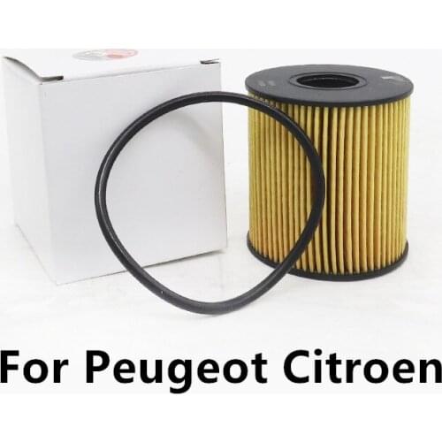 For Peugeot 307 206 308 301 CITROEN C-QUATRE C-Triomphe C4 Elysee oil filter element machine filter Auto Accessories