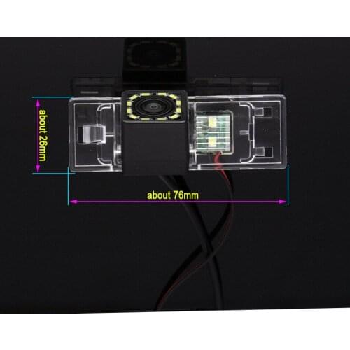 For Peugeot 307 308 408 508 Nissan Sunny X-Trail Pathfinder Geely MK Car 1080P Fisheye Trajectory Tracks Car Rear view Camera