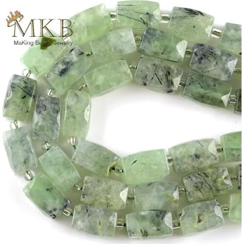 Grape Stone Faceted Column Beads Natural Stone Spacer Loose Beads For Jewelry Making DIY Handmade Bracelets Jewellery Strand15"