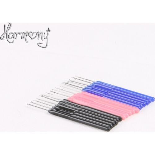 Hook needle Indian brazilian keration loop extension knitting hook needles styling tools 160pcs
