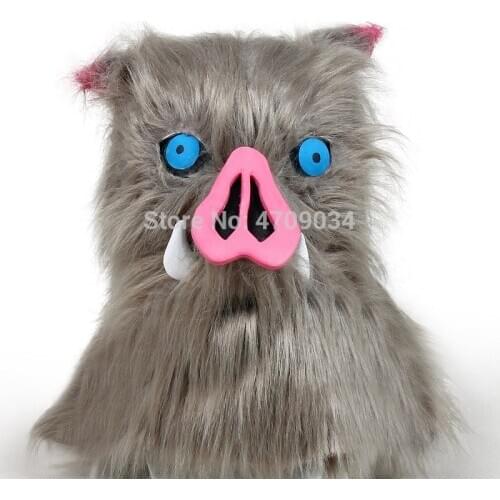 Kimetsu no Yaiba Inosuke Hashibira Boar Mask Cosplay Prop