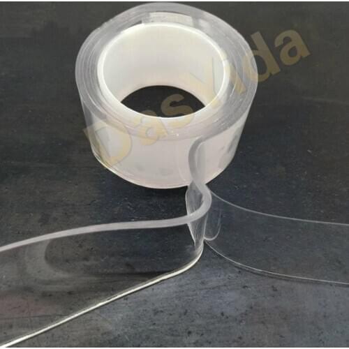 Multifunctional Washable Removable Reusable Double sided self-adhesive PU tape nano-traceless anti slip ivy grip tape 1m/3m/5m