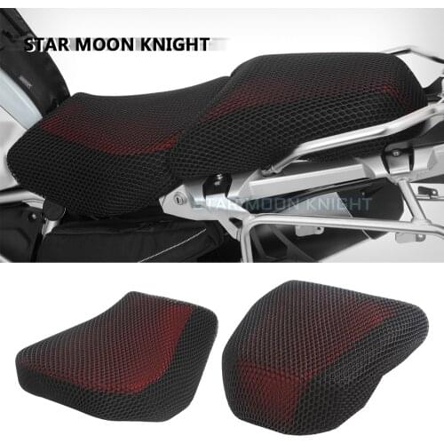 Motorcycle Anti-Slip 3D Mesh Fabric Seat Cover Breathable Waterproof Cushion For BMW R1200GS R 1200 GS LC ADV Adventure R1250GS
