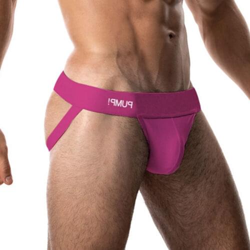 Low Waist Cotton Gay Men Sexy Underwear Thong Men Jockstrap New Arrival Mens Thongs And G Strings Mens Underpants