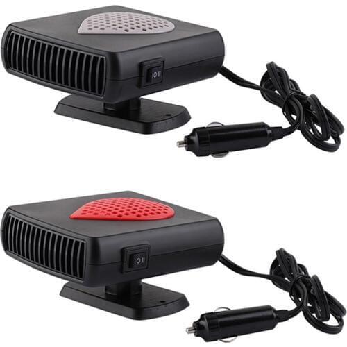 New Car Heater Air Cooler Fan Windscreen Demister Defroster 12V-24V Car Heater Fast Heating Defogger Temperature Control Device