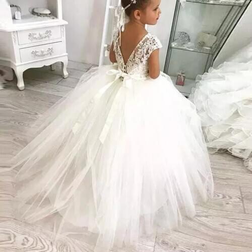 Luxury Flower Girl Dresses for Wedding Party First Pageant Communion Dresses vestidos primera comunion para ninas Girl Dresses