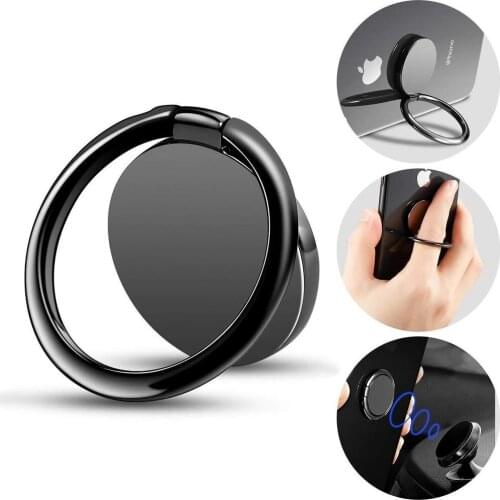 Luxury Spin Rotatable Phone Holder 360 Degree Rotatable Magnet Metal Finger Ring Smartphone Socket For Magnetic Smartphone Stand
