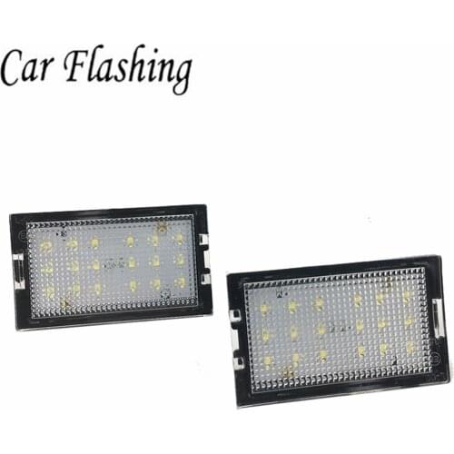 For Land Rover Discovery Series 3 / LR3 4 / LR4 Freelander 2 / LR2 Range Rover Sport Car LED license Number Plate Light Lamp CE