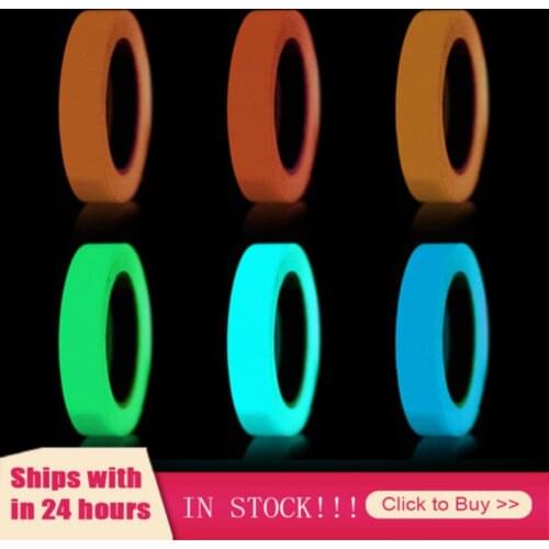 Dropship Luminous Fluorescent Night Self-adhesive Glow In The Dark Sticker Tape Safety Security Home Decoration Warning Tape