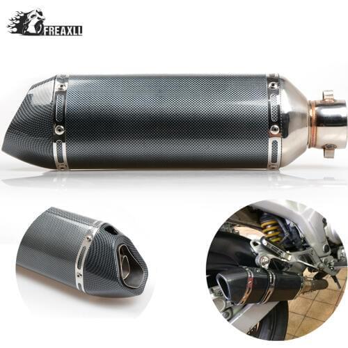 36-51MM Universal Exhaust Pipe Motorcycle Muffler Escape Slip-On Pipe Fit Motor Pit bike For YAMAHA TMAX 500 XMAX 300 SUZUKI GSR