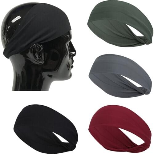 Yoga Training Playing Basketball Riding Bike Running Moisture Wicking Hair band Head Band Sweatband Headbands