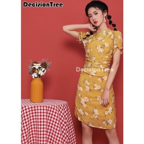 2021 chinese dress cheongsam dress for women party qipao streetwear vestidos asian clothes wedding dress elegant party dress