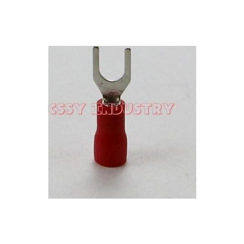 100PCS/lot pre-insulating terminal SV1.25-4 22-18AWG(0.5-1.5 square meter)