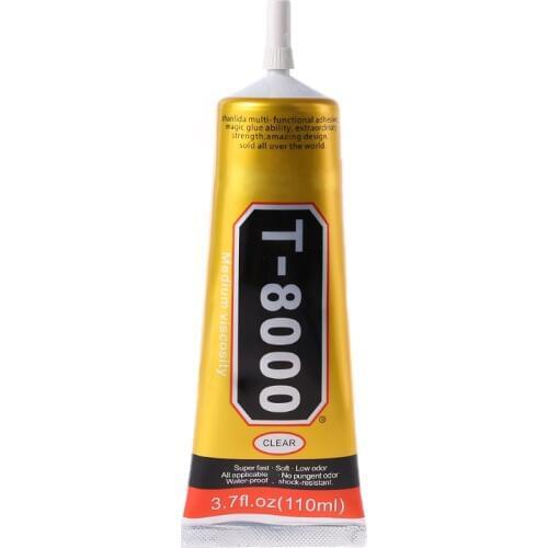 110ml Super Strong Industrial T8000 Liquid Glue Auto Rubber Leather T-8000 Adhesive Textile Cloth Touch Screen Stationery Store