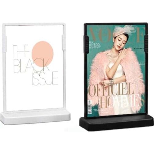 148*105mm A6 label price tag sign Photo frame T sign poster label holder display rack desktop price talker Picture frame stand