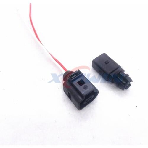 1J0973702 &6RD820535 Air Temperature Sensor Plug Wiring Au-di A1-8 Q3 Q5 Q7 TT V-W J-etta PAS-SAT EOS CC