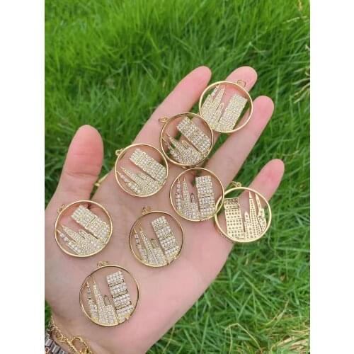 3Pcs Enamel heart charm pendant Gold Color Link Chain Choker Necklace for Women Gift