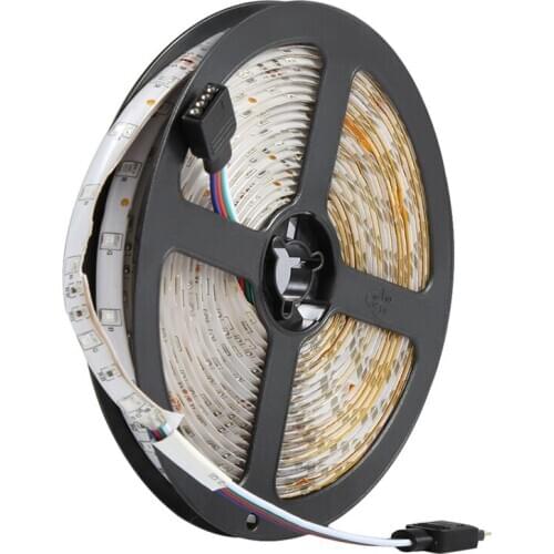 5M 300Leds 3528 Smd Rgb Led Light Strip + 44 Key Ir Remote Controller Non-Waterproof Dc12V 60Leds Flexible Lighting Ribbon Tape