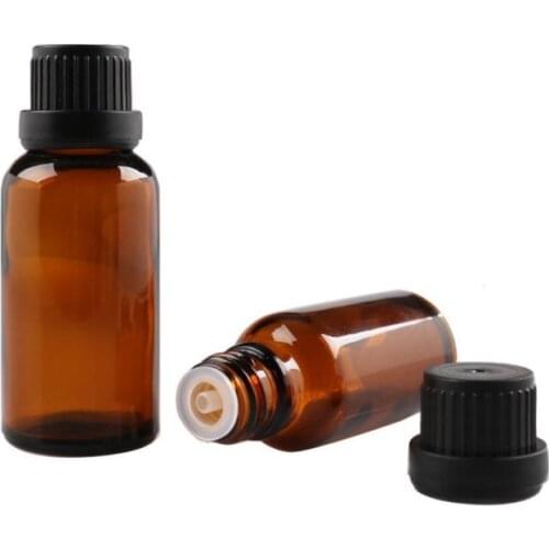 5ml 10ml 15ml 20ml 30ml 50ml Empty Amber Glass Euro Dropper Bottles Essential Oil Liquid Aromatherapy Pipette Vials Containers