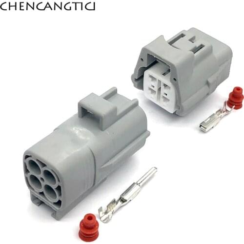 5 Sets Sumitomo 4 Pin Way TS 090 Sealed Male Female Oxygen Sensor Connector Plug For Suzuki Toyota Corolla 6188-0066 6189-0126
