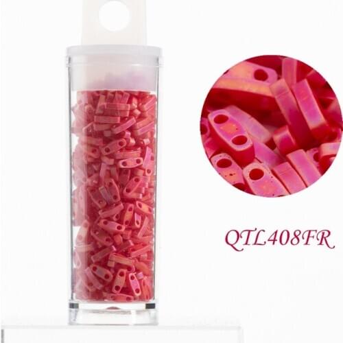 5x1.2x1.9MM Miyuki Quarter Tila pearl 480pcs Taidian japanese Glass beads for making beadwork courty style