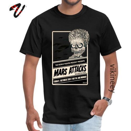 Mars Attacks! Discount Men T Shirt Crew Neck Mad Max Sleeve Panic At The Disco Tees Summer T Shirt Top Quality