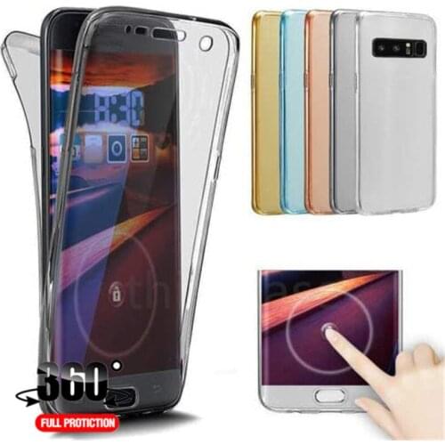 Double Silicone Soft Case On Huawei P40 Lite E P9 P8 P30 P20 Pro P Smart Y5 Y6S Y7 2019 Honor 8A 8S 9C 10i 8 Lite 360 Full Cover