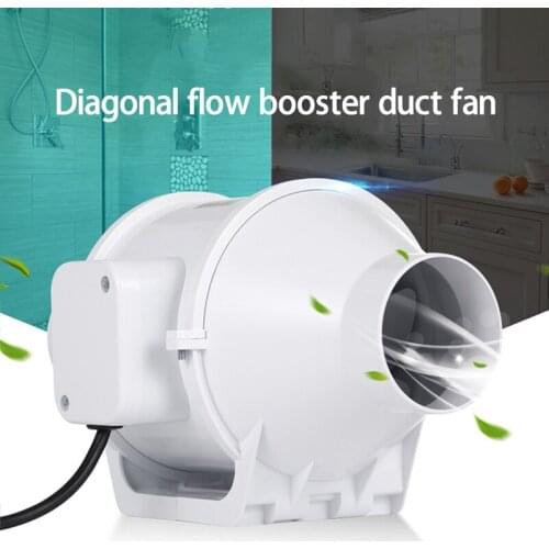 HF-75S Bathroom Powerful Exhaust Fan Duct Fan Exhaust Fan Bathroom Silent Exhaust Ventilator High Pressure Fan 220V