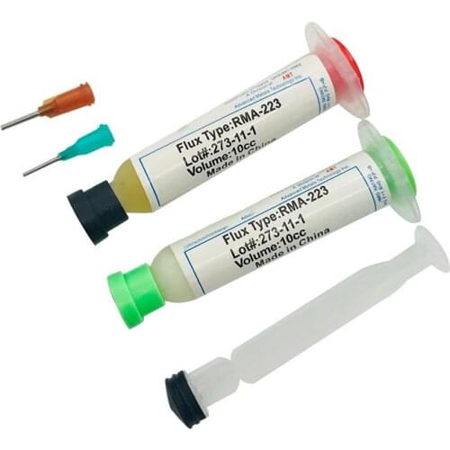 2pc /set Flux Solder Paste Soldering RMA-223 Paste 10cc Repair Tool for Chips Computer Phone LED BGA SMD PGA PCB Repair Tool