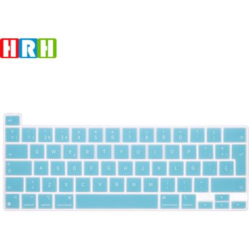 HRH Spanish Language Keyboard Skin Cover EU Version Fit For MacBook New Pro 16 2019 A2141 M1 Chip A2338/A2251/A2289 2020