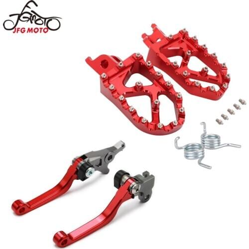 Motorcycle CNC Footrest Footpeg Foot Pegs Brake Clutch Lever Sets For HONDA CRF250L CRF250M 2012-2018 CRF250RALLY 2017-2018 CRF