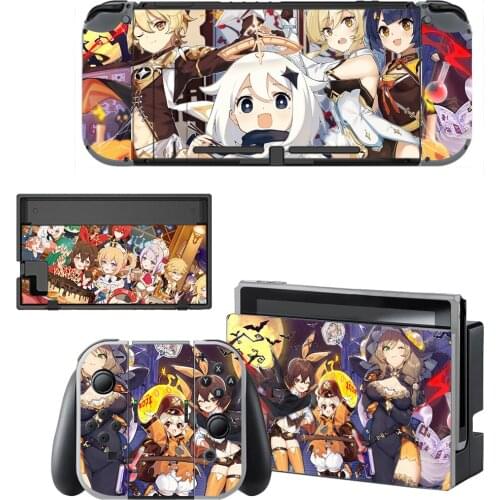 Genshin Impact Nintendo Switch Skin Sticker NintendoSwitch stickers skins for Nintend Switch Console and Joy-Con Controller