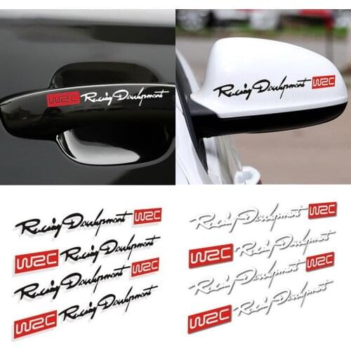 4pcs Car Door Handle Stickers Accessories for LADA Priora Sedan sport Kalina Granta Vesta Niva Largus Vaz Samara 2110