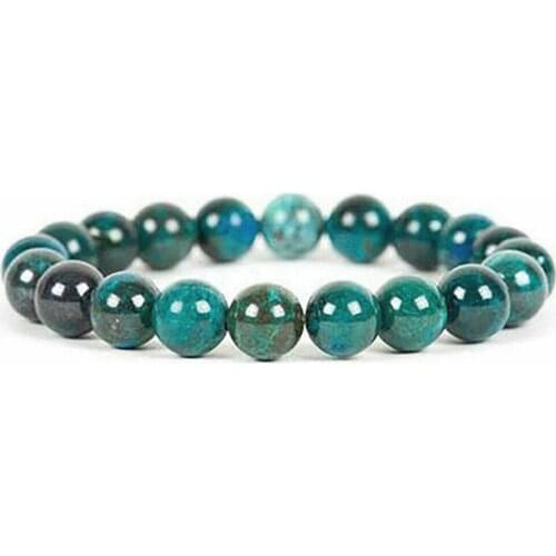 High Quality Natural Stone Beads Bracelets For Women Bracelets Malachite Homme Fashion Elastic Men Energy Jewelry Y7F9