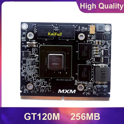 Original GT120 GT120M G96-630-A1 Video VGA Graphics Card M76XT G96 K51 256MB for iMac A1225 A1279 24 " Early 2009 661-4990