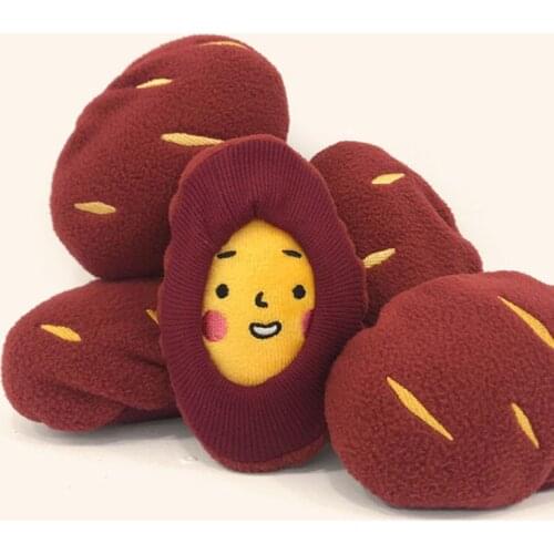 Ins hot potato sweet potato Tibetan food foreign trade original single cute dog toy pet food toy