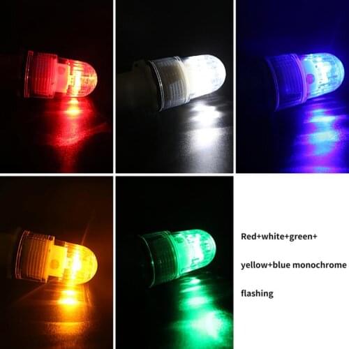 COPOZZ Portable Mini LED Waterproof Marine Light Control Network Navigation Mark Tool Intelligent Underwater Light Bait Flash
