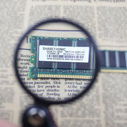 Handheld 5X Illuminated Magnifier Microscope Magnifying Glass Aid Reading For Seniors Loupe Jewelry Repair Tool