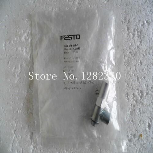 [SA] New original authentic special sales FESTO gas fitting HGL-1 / 8-1 / 8-B stock 543253 --2pcs/lot