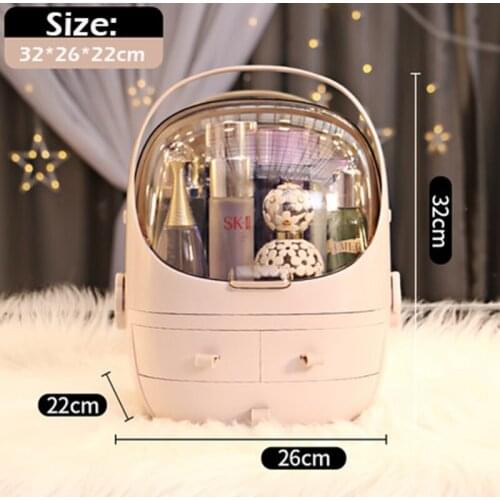 Net Red Cosmetic Storage Box Portable Skin Care Product Storage Box Dressing Multi-Function Storage Box Drawer Type