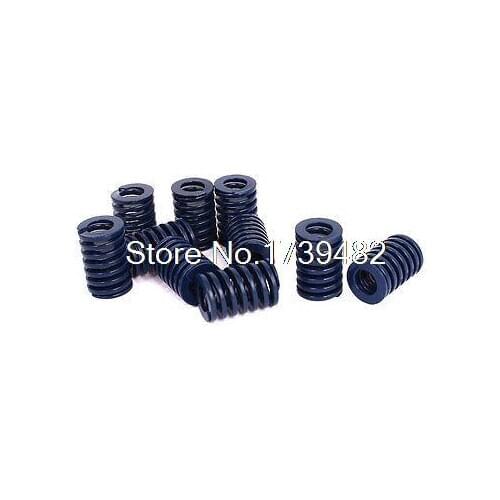 20mm OD 30mm Long Light Load Stamping Compression Mold Die Spring Blue 10pcs