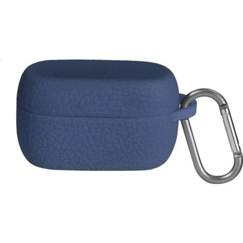 Silicone Protective Case Charging Box Lines Streaks Skin with Buckle for Elite Active 75t Wireless Earphones Accessories