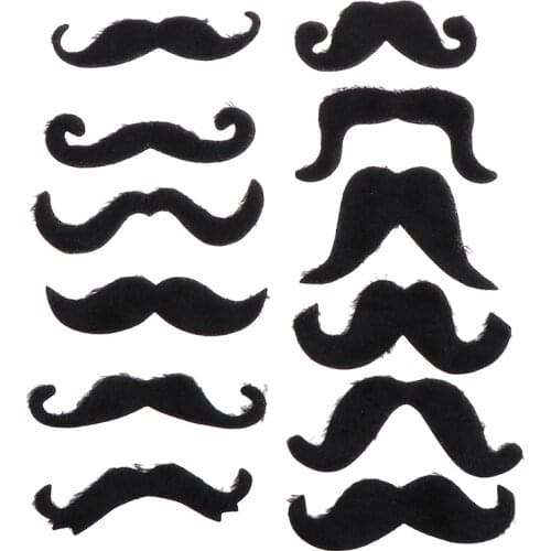 Funny Costume Mustache Pirate Party Halloween Cosplay Fake Mustach Beard Whisker Kid Adult Novelty Party Decoration Supplies