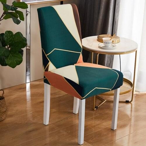 Stoelhoezen Eetkamerstoel Spandex Polyester Fabric Without Armrest Removable Chair Cover Restaurant Universal Chair Covers