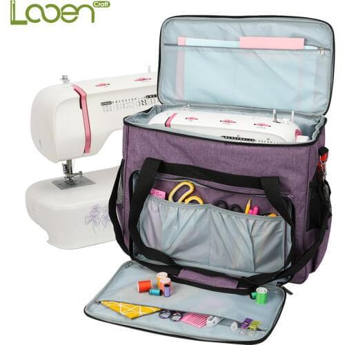 Looen Large Capacity Sewing Machine Storage Bag For Sewing Tools Accessories Multi-functional Portable Travel Home Organizer Bag