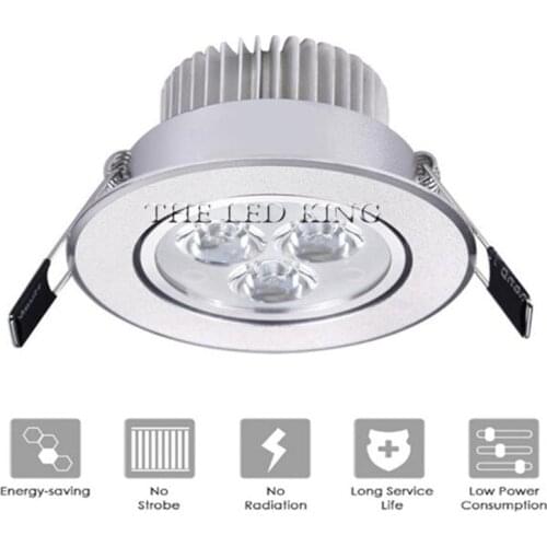 Super Bright 8w 10w 14w Led Downlight White Body dimmable spot cob 110v 220v Lighting Fixtures Recessed Down Lights Indoor Light