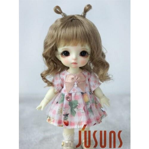 JD544 1/12 1/8 1/6 Cute Upstyle BJD Synthetic Mohair Doll wigs for size 4-5inch 5-6inch 6-7inch doll Hair fashion accessories