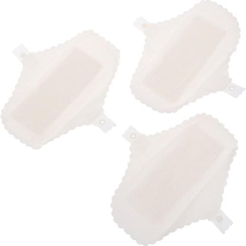3pcs Practical Soft Pads Napkin Washable Waterproof Panty Liners Thin Reusable Menstrual Cloth Sanitary Panties Feminine Hygiene