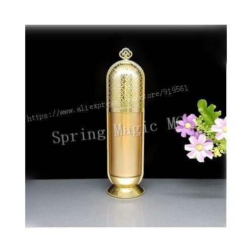 50ml Gold Crown shape Acrylic Lotion bottle Emulsion/Eye cream Cosmetic containers,sprayer Perfume Bottles,Press pump bottle