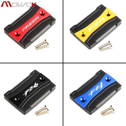 For YAMAHA FZ8 FAZER 2010-2014 FZ6 2004-2015 FZ1 FAZER 2006-2015 Motorcycle CNC Aluminum Front Brake Fluid Reservoir Cover Cap